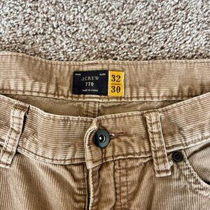 J.Crew 770 Corduroy Pants Jeans Trouser 32x27 straight leg